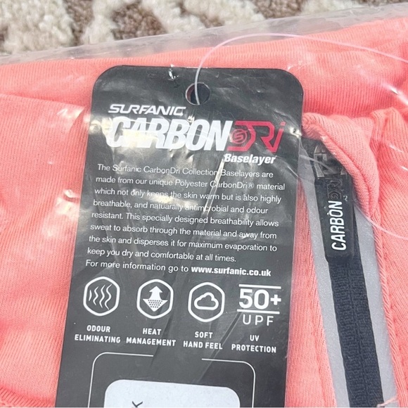 NWT Surfanic CarbonDri Cozy 1/2 Zip Baselayer Top - Picture 5 of 8